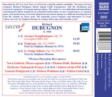 Richard Dubugnon (geb. 1968): Arcanes Symphoniques (Ausz.), CD