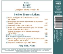 Franz Liszt (1811-1886): Klavierwerke Vol.46 - Berlioz Transcriptions, CD