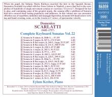 Domenico Scarlatti (1685-1757): Klaviersonaten Vol.22, CD