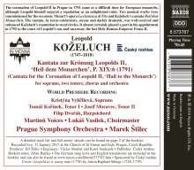 Leopold Kozeluch (1747-1818): Kantate zur Krönung Leopolds II "Heil dem Monarchen", CD