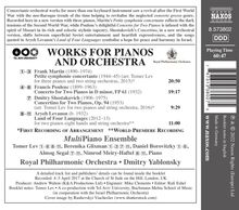 Works for Pianos and Orchestra, CD