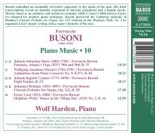 Ferruccio Busoni (1866-1924): Klavierwerke Vol.10, CD