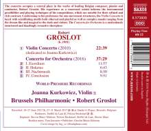 Robert Groslot (geb. 1951): Violinkonzert, CD