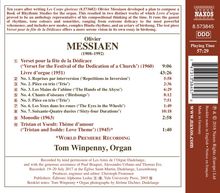 Olivier Messiaen (1908-1992): Livre d'Orgue, CD