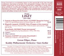 Franz Liszt (1811-1886): De Profundis für Klavier &amp; Orchester, CD