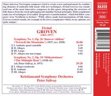 Eivind Groven (1901-1977): Symphonien Nr.1 op.26 "Towards the Mountains" &amp; Nr.2 op.34 "The Midnight Hour", CD
