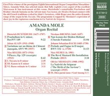 Amanda Mole - Winner 2017 8th International Organ Competition Musashino-Tokyo, CD