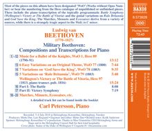 Ludwig van Beethoven (1770-1827): Klavierwerke "Military Beethoven", CD