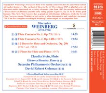 Mieczyslaw Weinberg (1919-1996): Flötenkonzerte Nr.1 &amp; 2 (op.75 &amp; op.148), CD