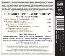 Claude Debussy (1862-1918): Le Tombeau de Claude Debussy and related Works, CD