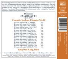 Domenico Scarlatti (1685-1757): Klaviersonaten Vol.28, CD