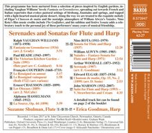 Suzanne Schulman &amp; Erica Goodman - Serenaden und Sonaten für Flöte &amp; Harfe, CD