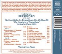 Ludwig van Beethoven (1770-1827): Die Geschöpfe des Prometheus op.43 (arrangiert für Klavier), CD