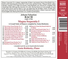 Johann Sebastian Bach (1685-1750): Magna Sequentia I - A Grand Suite of Dances, CD