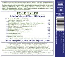 Folk Tales - British Cello and Piano Miniatures, CD