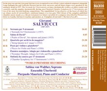 Giovanni Salviucci (1907-1937): Sinfonia da camera für 17 Instrumente, CD