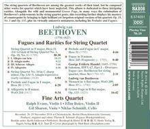 Ludwig van Beethoven (1770-1827): Fugen &amp; Raritäten für Streichquartett, CD