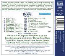 Florian Ross (geb. 1972): Kammermusik für Jazz-Quartett &amp; Bläserensemble "Architexture", CD