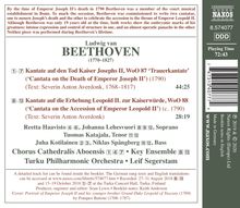 Ludwig van Beethoven (1770-1827): Kantate auf den Tod Kaiser Josefs II WoO.87, CD