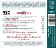 Serge Prokofieff (1891-1953): Violinkonzerte Nr. 1 &amp; 2, CD