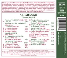 Ali Arango - Guitar Recital, CD