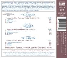 Glauco Velasquez (1884-1914): Violinsonaten Nr.1 &amp; 2, CD