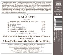 Vasily Kalafati (1869-1942): Symphonie a-moll op.12, CD