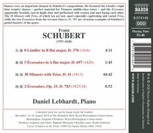 Franz Schubert (1797-1828): 30 Menuette mit Trios D.41, CD