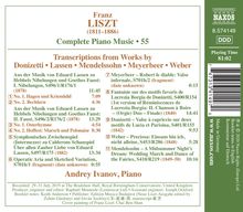 Franz Liszt (1811-1886): Klavierwerke Vol.55 - Transcriptions, CD