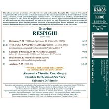 Ottorino Respighi (1879-1936): 3 Liriche, CD