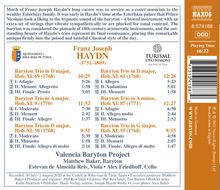 Joseph Haydn (1732-1809): Baryton-Trios H11 Nr.9,55,58,61,69,87, CD