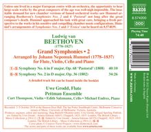 Ludwig van Beethoven (1770-1827): Symphonien Vol.2 (arr. für Flöte &amp; Klaviertrio), CD