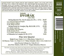 Antonin Dvorak (1841-1904): Streichquartett Nr. 4, CD