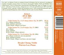 Robert Fuchs (1847-1927): Violinsonaten Nr.1-3, CD