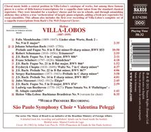 Heitor Villa-Lobos (1887-1959): Chor-Transkriptionen, CD