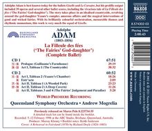 Adolphe Adam (1803-1856): La Filleule des Fees (Ballettmusik), 2 CDs