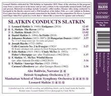 Leonard Slatkin conducts Slatkin, CD