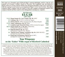 Edward Elgar (1857-1934): Sämtliche Orgelwerke, CD