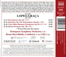 Fernando Lopes-Graca (1906-1994): Orchesterwerke, CD