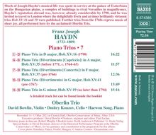 Joseph Haydn (1732-1809): Klaviertrios Vol.7, CD