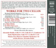 Works for two Cellos, CD