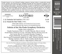 Claudio Santoro (1919-1989): Fantasias Sul America, CD