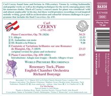 Carl Czerny (1791-1857): Concertinos für Klavier &amp; Orchester opp.78 &amp; 650, CD