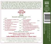 Adolphe Adam (1803-1856): Orfa (Ballett in 2 Akten), CD