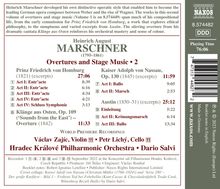 Heinrich August Marschner (1795-1861): Ouvertüren &amp; Bühnenmusiken Vol.2, CD