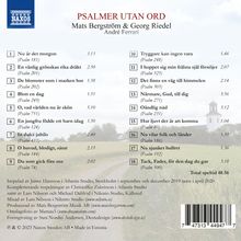 Mats Bergström - Psalmer Utan Ord, CD