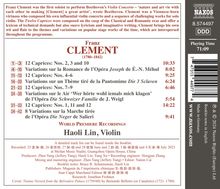 Franz Clement (1780-1842): Werke für Violine solo, CD