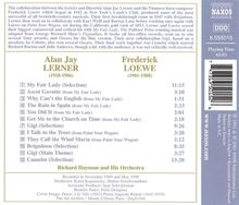 Frederick Loewe (1901-1988): Orchesterstücke, CD