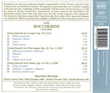 Luigi Boccherini (1743-1805): Streichquartette op.32 Nr.1 &amp; 2;op.39, CD