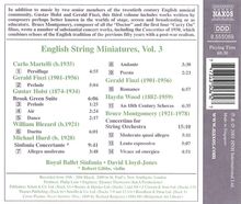 English String Miniatures 3, CD
